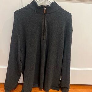 Men's Grey Half-Zip Vineyard Vines Sweater